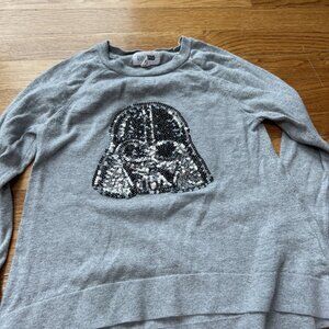 Gap Kids Death Vader Sequin Long Sleeve Sweater